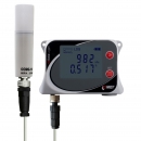Datalogger for external CO2 probe up to 10.000 ppm with built-in atmospheric pressure sensor